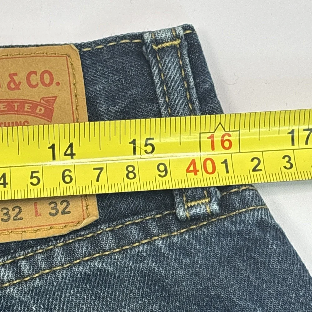 Levi's 514‎ Denim Jeans Men's 32x31 Blue Dark Wash Straight Leg Stretch Pockets
